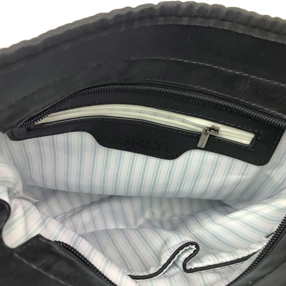 Jen & Co. DRU Cheetah Bag in a Bag Neoprene Crossbody Gray - Picture 7 of 9